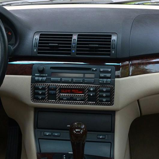1ピース AC トリム ステッカー センター エア コンディション ブラック 適用: BMW 3シリーズ E46 1998 2005 AL-II-2910 AL_3