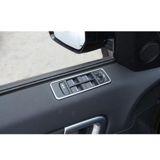 AL 4ピース ドア ウインドウ スイッチ フレーム カバー トリム 適用: ランドローバー/LAND ROVER ディスカバリー スポーツ 2015 18 AL-II-2948
