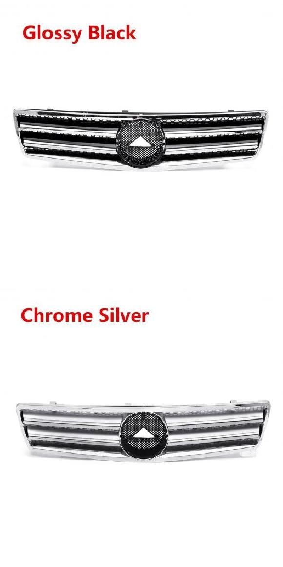 フロント バンパー メッシュ グリル 適用: メルセデス ベンツ SL クラス W129 R129 SL280 300 320 500 600 1990 2002 ブラック・シルバー AL-II-3446 ALの通販は 28,755円