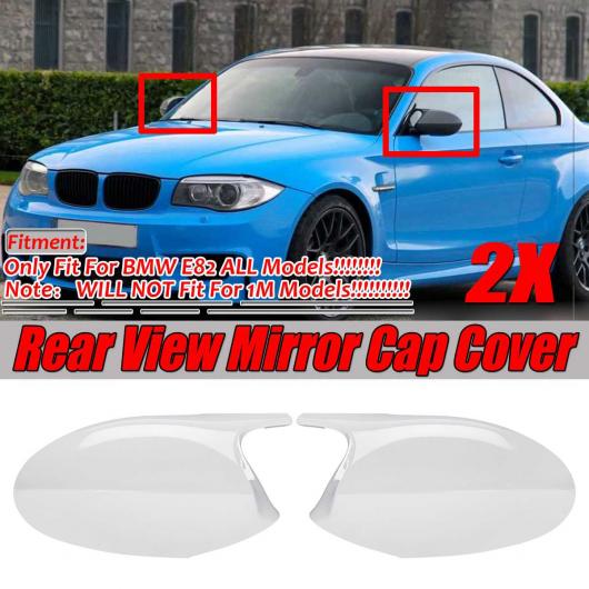 リア ビュー サイド ミラー カバー キャップ カバー 左＆右 適用: BMW E90 E91 2008 2011 E92 E93 2010 2013 E82 AL-II-3895 AL