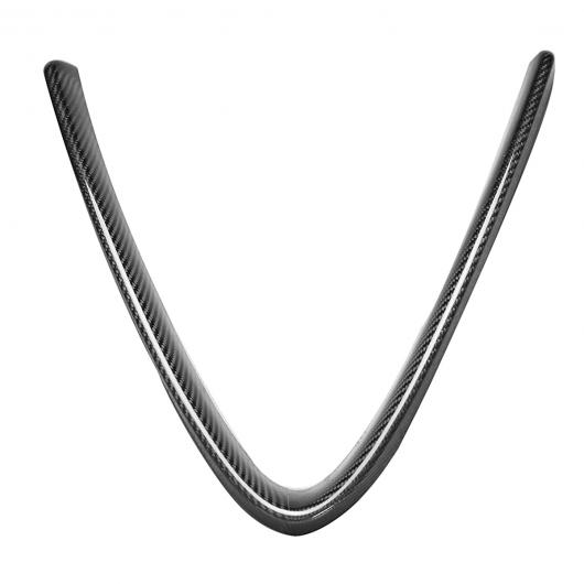 リアル カーボンファイバー/ABS フロント ロワー バンパー グリル フレーム カバー トリム 装飾 適用: アルファ ロメオ ジュリア ABS AL-II-3920 AL 1ペア リアルカーボンファイバー + ABS フロントキドニーバンパー