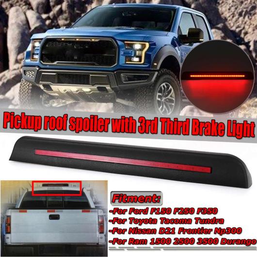 ユニバーサル リア トランク ルーフ スポイラー ウイング ビッグ 3RD サード ブレーキ ライト 適用: フォード/FORD F150 F250 F350 ラム 1500 2500 3500 デュラン AL-II-3947 AL