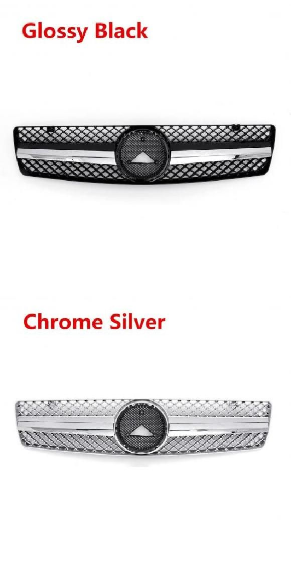 W129 グリル フロント バンパー 適用: メルセデス ベンツ SL クラス W129 R129 SL280 300 320 500 600 1990 2002 ブラック・シルバー AL-II-4002 ALの通販は