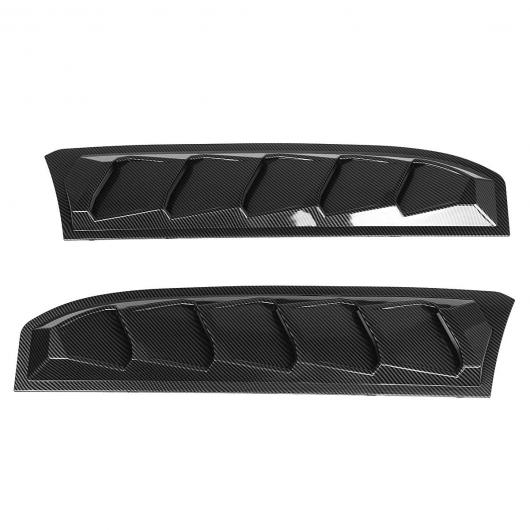 2ピース リア シールド ローバー/ROVER シャッター ウインドウ スポイラー ローバー/ROVER カバー トリム 適用: ホンダ シビック 2016 2017 2018 2019 2020 カーボン調 AL-II-4087 ALの通販は