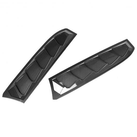 2ピース リア シールド ローバー/ROVER シャッター ウインドウ スポイラー ローバー/ROVER カバー トリム 適用: ホンダ シビック 2016 2017 2018 2019 2020 カーボン調 AL-II-4087 ALの通販は