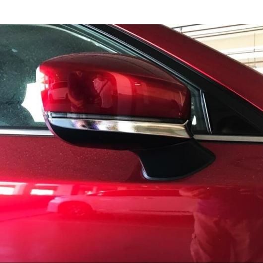 適用: マツダ CX 9 CX9 2017 2018 ABS クローム アクセサリー エクステリア バックミラー ミラー カバー トリム ストライプ 4ピース AL-II-4251 AL 10,304円