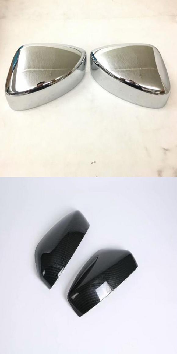 適用: マツダ CX-5 CX5 KF 2017 2018 2019 2020 アクセサリー バックミラー ミラー カバー トリム エクステリア ABS クローム・カーボンファイバー AL-II-4336 AL