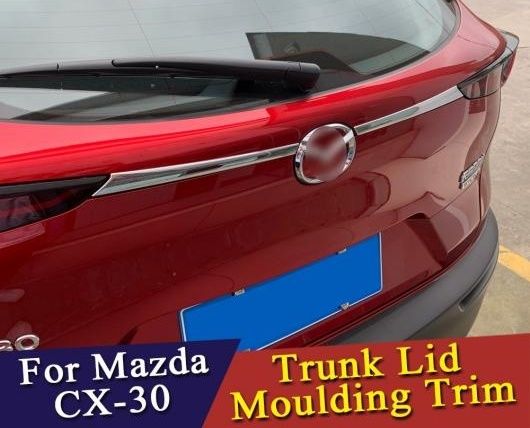 AL ABS クローム リア テール トランク メンバー モールディング カバー トリム 適用: マツダ CX-30 AL-II-4379の通販は