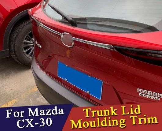 AL ABS クローム リア テール トランク メンバー モールディング カバー トリム 適用: マツダ CX-30 AL-II-4379の通販は