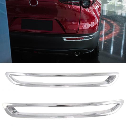 AL 当てはめる: マツダ CX-30 CX30 2019 2020 ABS クローム/炭素 後押し フォグライト 照明ランプ 室内装飾 取りまかなう 刈り込み 2平和条約 AL-II-4400