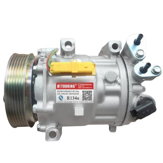 適用: プジョー/PEUGEOT 407 508 607 AC コンプレッサー シトロエン/CITROEN C5 C6 6453PP 6453RE 6453RF 6453RT 6453SN 6453SP 6453WW 9800840380 9671340580 AL-II-9385 AL