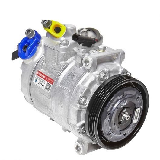 7SEU17C AC A/C エアコン コンプレッサー PV4 適用: BMW 5シリーズ E60 E61 520D M47 N47 4471902570 4471502840 64526950152 6950152 AL-II-9609 AL