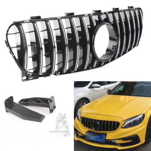 シルバー フロント グリル アッパー グリル 適用: メルセデスベンツ/MERCEDES BENZ GLA200 GLA250 2017 2018 GLA クラス 200 250 GT R グリル X156 AL-JJ-0116 AL