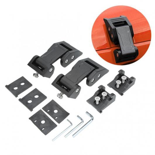 1ペア ブラック フード ラッチ ロッキング キャッチ バックル 適用: ジープ/JEEP ラングラー JK 2007-2017 フード ラッチ キャッチ フード バックル AL-JJ-0120 ALの通販は