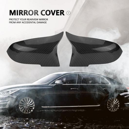 1ペア バックミラー ミラー カバー キャップ ABS 適用: BMW シリーズ 1 2 3 4 X M 220I 328i 420I F20 F21 F22 F23 F30 F32 F33 F36 X1 F87 E84 X1 M2 光沢ブラック AL-JJ-0139 AL_2