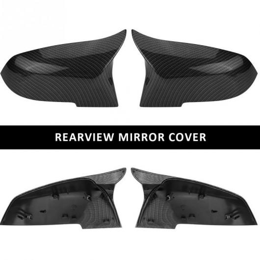 1ペア バックミラー ミラー カバー キャップ ABS 適用: BMW シリーズ 1 2 3 4 X M 220I 328i 420I F20 F21 F22 F23 F30 F32 F33 F36 X1 F87 E84 X1 M2 光沢ブラック AL-JJ-0139 AL_3