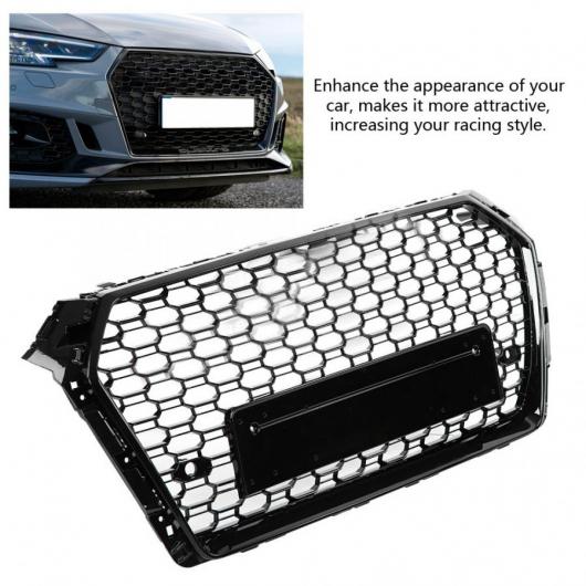 【SALE】ハニカムメッシュフロントグリルグリルアウディ A4 B8 S4 RS4 S ライン 2009-2012 RS4 スタ Artudatech ハニカムメッシュフォグランプ オープンベントグリル