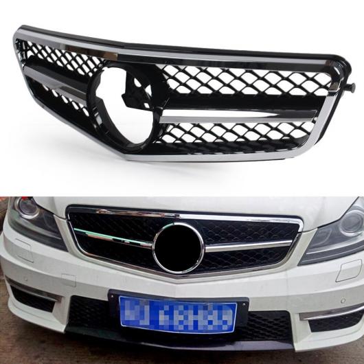 フロント グリル アッパー グリル 1-PIN 適用: メルセデスベンツ/MERCEDES BENZ W204 Cクラス C180 C200 C260 C63 2007 2008 2009 2010 2011 2012 2013 2014 ABS AL-JJ-0259 AL