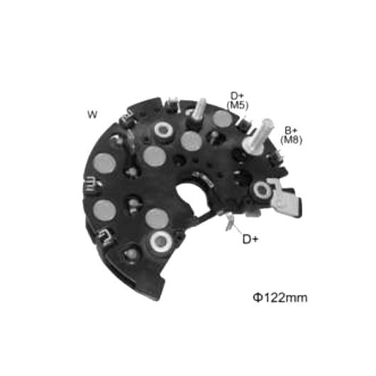 オルタネーター ジェネレーター 整流器 ブリッジ 適用: BHP12208-1 1ピース AL-JJ-0925 AL