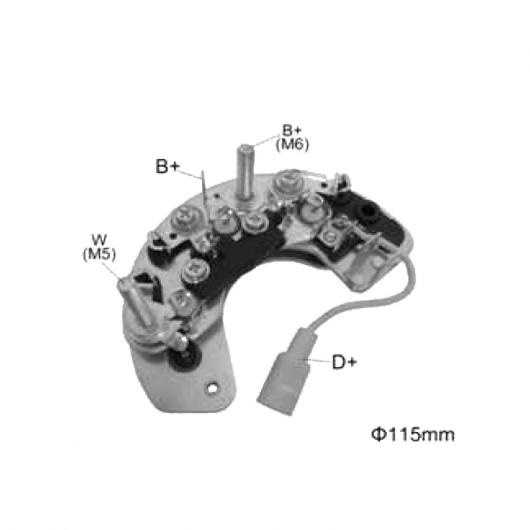 AL オルタネーター ジェネレーター 整流器 ブリッジ 適用: LR569HD 84 574 UBB 138 138808 RL-22H 1ピース AL-JJ-1311