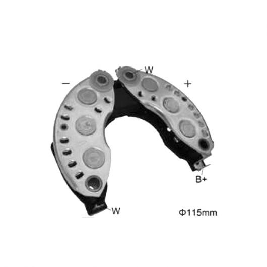 AL オルタネーター ジェネレーター 整流器 ブリッジ 適用: PR252 105690 A523707A A523724A NC141 RP-07 31-9442 132985 1ピース AL-JJ-1603