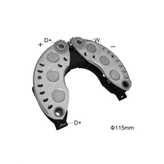 AL オルタネーター ジェネレーター 整流器 ブリッジ 適用: PR813 A521404A NC142 RP-09R 31-9430 133741 1ピース AL-JJ-1618