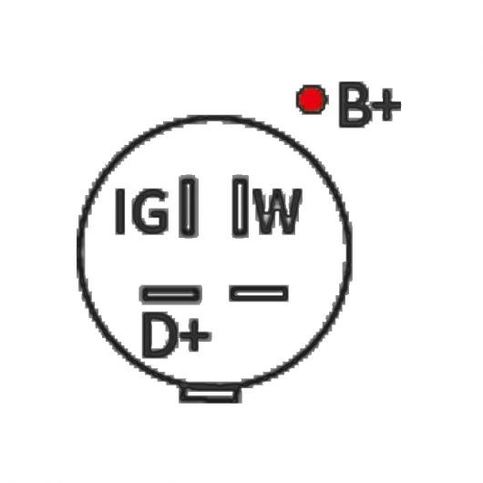 オルタネーター 適用: 498 14V 75A AL-JJ-1802 AL