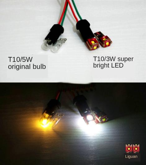 W5W LED ハイ パワー 12V-32V 168 192 T10 LED バルブ 適用: 2007-2014 トヨタ FJ クルーザー サイド ミラー /パーキング ライト クリスタル ブルー〜ピンク AL-JJ-2149 AL