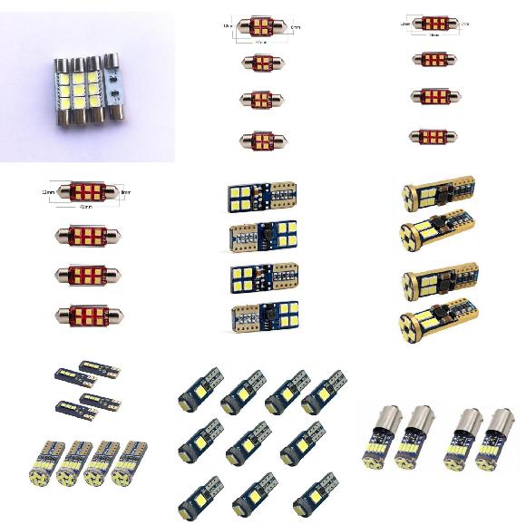 AL LED 車用 内装 ライト 適用: シトロエン/CITROEN ベルランゴ B9 ファースト ボックス プラットフォーム/シャーシ ファースト MPV ドーム 28mm バニティ ミラー〜BA9S ホワイト AL-JJ-2270