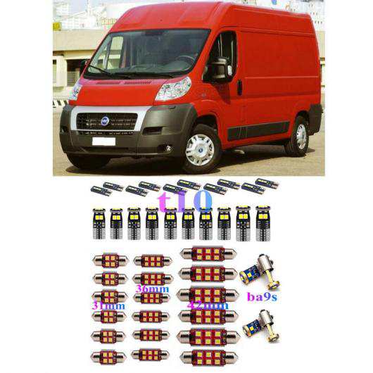 LED 車用 内装 ライト 適用: フィアット/FIAT デュカート ボックス 230 244 250 290 バス 230 244 250 デュカート パノラマ 290 ドーム の通販は 14,330円