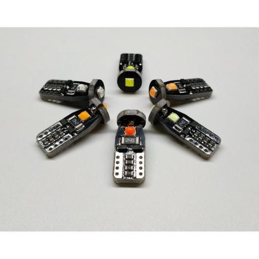車用 内装 LED ライト 適用: オペル/OPEL アストラ H アストラ J G コルサ D ベクトラ C エラーフリー T10 10ピース ホワイト〜アイスブルー AL-JJ-2738 AL_3