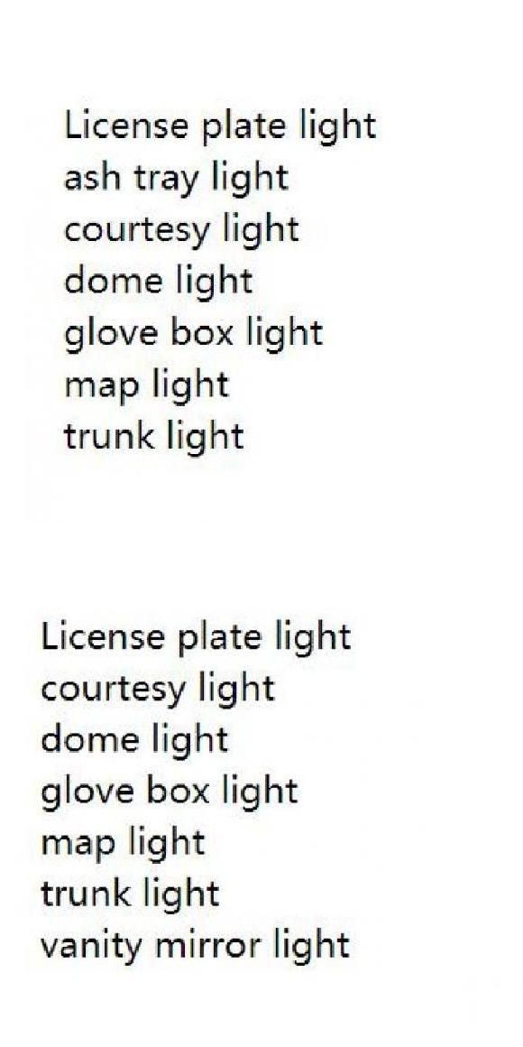 車用 内装 LED ライト キット 適用: 2006 シボレー/CHEVROLET モンテ カルロ シルバラード サバーバン タホ モンテ カルロ 14ピース・トレイルブレイザー 14ピース ホワイト AL-JJ-2746 AL 19,710円