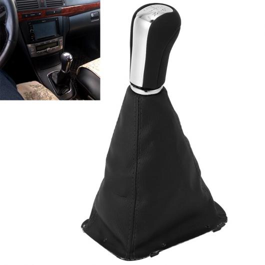 5速 PU レザー ギア シフト ノブ シフト ギア カバー シフト ギア ブーツ 適用: トヨタ アベンシス T25 MK2 II 2003-2009 ブラック AL-JJ-2861 AL