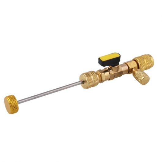 AC シュレーダー HVAC 空調ユニット ツール バルブ コア リムーバー デュアル サイズ 1/4 インチ 5/16 インチ ポート インストーラー タイプ001 AL-JJ-3103 ALの通販は 6,825円