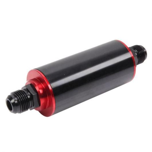 レッド AN6 AN8 AN10 ハイ フロー 100 マイクロメートル クリーン SS レーシング インライン フューエル フィルター タイプ001 AL-JJ-3269 AL_2