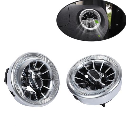 2ピース フロント ダッシュボード AC エア コンディション 通気口 吹き出し口 トリム 適用: メルセデス ベンツ V クラス ヴィト ビアノ W447 2015-2019 タイプ001 AL-JJ-3342 AL その他カー用品