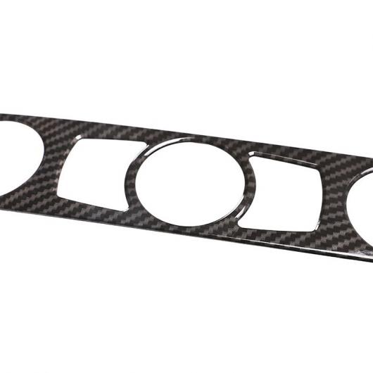 カーボンファイバー エアコン ボタン カバー 装飾 トリム 適用: 2004-2010 5シリーズ E60 AL-JJ-3887 AL_3