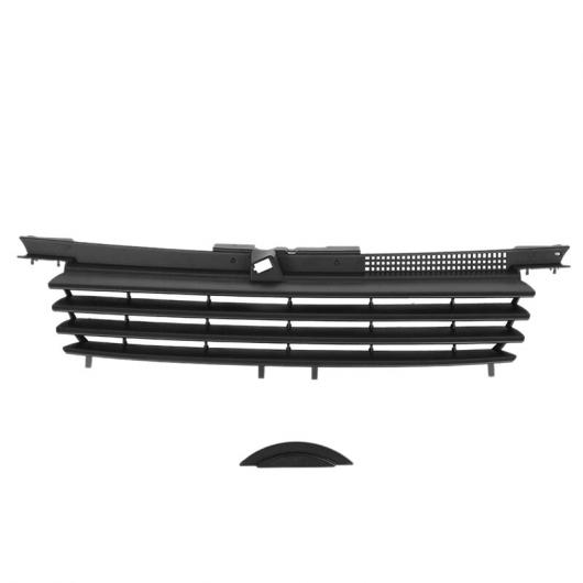 ブラック グリル-マット ブラック フロント フード グリル 適用: VW/ジェッタ/ボーラ MK4 1999-2004 1J5853655C タイプ001 AL-JJ-4346 AL_2