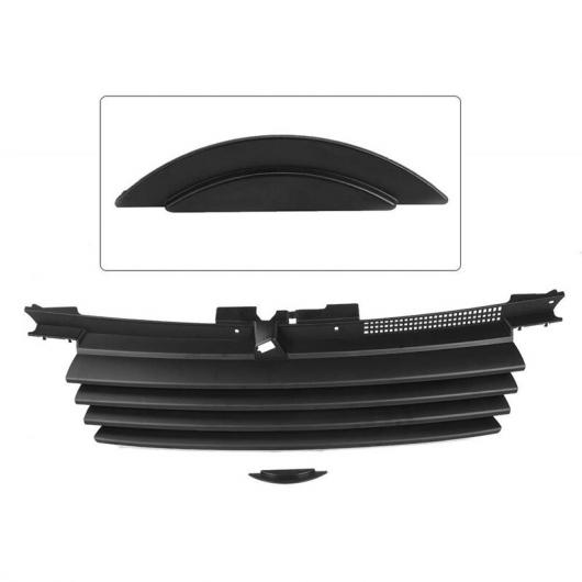 ブラック グリル-マット ブラック フロント フード グリル 適用: VW/ジェッタ/ボーラ MK4 1999-2004 1J5853655C タイプ001 AL-JJ-4346 AL_4