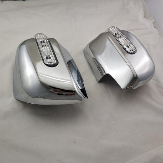 ドア ミラー カバー LED 適用: トヨタ ハイランダー クルーガー 1998-2003/アルファード 1998-2003 ABS クローム タイプ001 AL-JJ-4557 AL_4