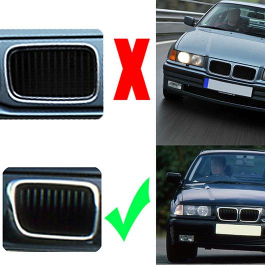 E36 グリル ブラック フロント バンパー グリル 適用: BMW E36 3 -シリーズ 318i 323i 328i M3 1997-1999 タイプ001 AL-JJ-4576 AL