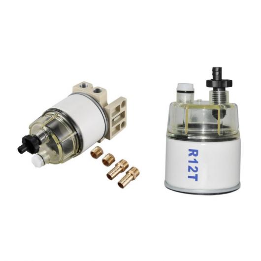 R12T フューエル/ウォーター セパレーター フィルター エンジン 適用: レイコー 140R 120AT S3240 NPT ZG1/4-19 & フィルター ナイロン の通販は