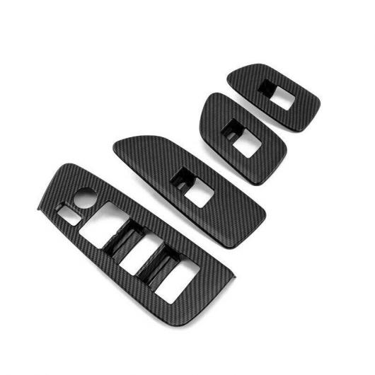 適用: トヨタ アヴァロン 2019 2020 カーボンファイバー ウインドウ ガラス リフト パネル スイッチ カバー トリム フレーム アクセサリー 4ピース AL-JJ-5031 AL 7,277円