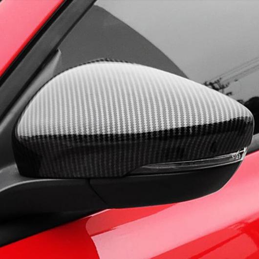 カーボンファイバー ミラー シェル カバー リア ビュー ミラー カバー キャップ サイド ミラー シェル 適用: フォード/FORD フォーカス 2019-2020 カーボン調 AL-JJ-5505 AL_4