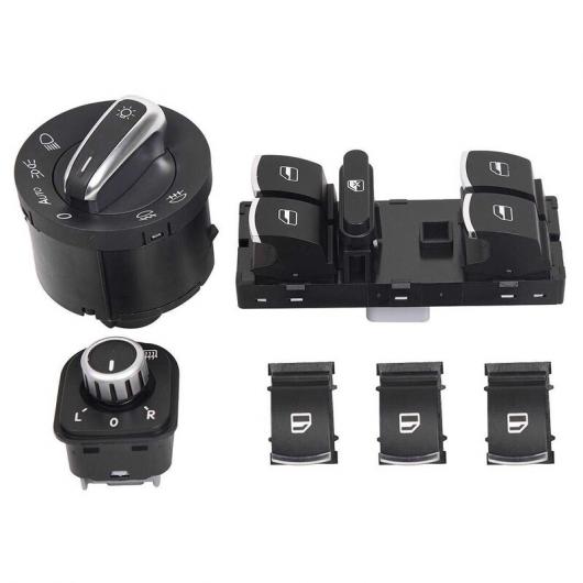 ヘッドライト スイッチ + ウインドウ リフト スイッチ 適用: サギター OTAN ティグアン ゴルフ 6 MK6 5ND941431A 5ND959565B AL-JJ-5575 ALの通販は 9,369円