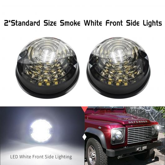 スモーク レンズ LED サイド マーカー ライト 適用: ランド ローバー/ROVER 90/110 1983-1990 1990-2016 ディフェンダー AL-JJ-5856 AL 12,000円