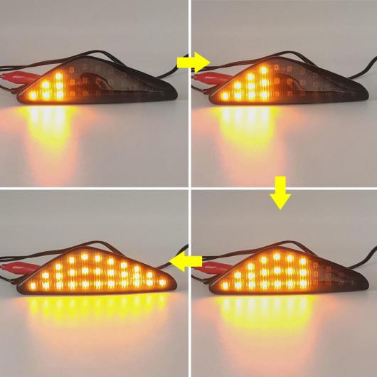 2ピース スモーク レンズ ダイナミック LED サイド マーカー ランプ ライト 適用: BMW E70 X5 E71 X5 E72 X6 E25 X3 2007-2012 AL-JJ-5869 AL