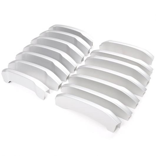 14ピース フロント グリル 装飾 ストリップ トリム 適用: X3 G01 X4 G02 2018 2019 アクセサリー シルバー AL-JJ-5912 AL_2