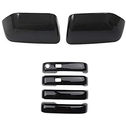 リア ビュー ミラー カバー 装飾 ハンドル カバードア ハンドル グローブ キー ホール 適用: フォード/FORD F250 F350 F450 F550 2017-2020 AL-JJ-5983 ALの通販は