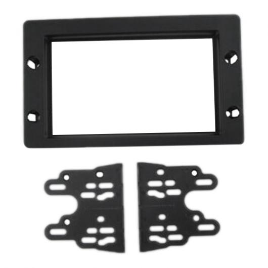 2 DIN ラジオ フレーム ステレオ ダッシュボード フレーム パネル カバー トリム キット 適用: サーブ/SAAB 9-5 2005-2011 ブラック AL-JJ-6171 AL
